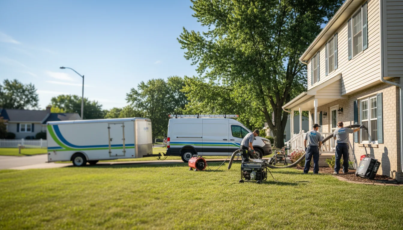 Flooded Basement Restoration And Cleanup With Repair in Zahl, ND near me